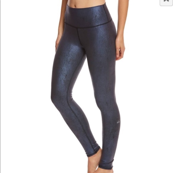 ALO Yoga Metallic Airbrush High Waist Leggings - Picture 2 of 10